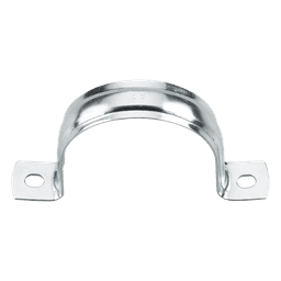 Abrazadera Omega / Conduit 3/4" / Acero Cincado 5 μm / Carga 30 kg / Espesor 1.2 mm