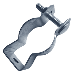 Abrazadera Clip / 1" (32-38 mm) / Cincado Electrolítico 5 micras / Varilla 1/4" / Monobloque Antideslizante / 62 mm Longitud