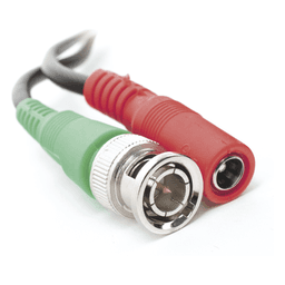 Cable Coaxial Siames / BNC RG59 + Alimentación / 10 m (32.81 ft) / CCA / 4K / Interior-Exterior