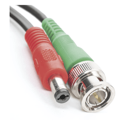 Cable Coaxial BNC RG59 + Alimentación / SIAMES / 20 Metros (65.62 Pies) / CCA / 4K / Interior y Exterior