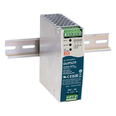 UPS PARA CD / 24VCD 20A / RIEL DIN / PARA BATERÍAS DE 4 A 135 AH