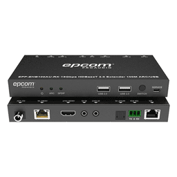 Kit Extensor HDMI | 4K2K@60HZ | HDR 4:4:4 | HDBaseT | 100M | Salida de Audio | HDCP 2.2 | IR Bidireccional | Admite la función USB KVM