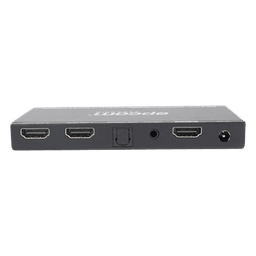 Splitter HDMI / 1x2 Distribución Simultánea / 4K@60Hz 4:4:4 HDR / Extractor de Audio Óptico y Analógico / Down-Scaler 4K a 1080p / 18 Gbps / HDMI 2.0b