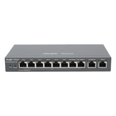 Router Balanceador SD-WAN / 10 Puertos Gigabit / PoE+ 110W / 4 ISP / 1 Gbps / 200 Clientes