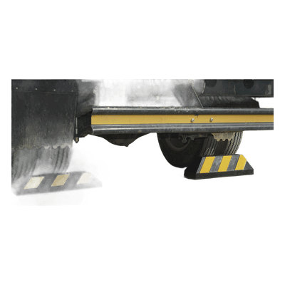 Tope Vehicular 55cm / Para Camion / Estacionamiento / Color Negro-Amarillo.