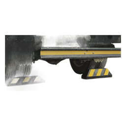 Tope Vehicular 55cm / Para Camion / Estacionamiento / Color Negro-Amarillo.