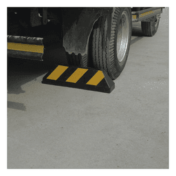 Tope Vehicular 55cm / Para Camion / Estacionamiento / Color Negro-Amarillo.