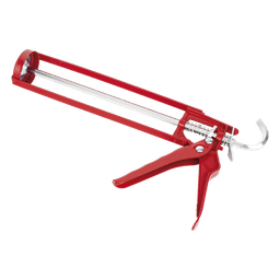 Pistola Calafateadora / 9" (228.6 mm) / Mango Aluminio y Marco Acero / Cartuchos Estándar 216 x 50 mm / Gatillo Ajustable / Espiga Gancho