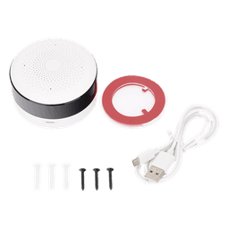 Controlador IR Universal / Zigbee 3.0 / Cobertura 10-15 m (32.8-49.2 ft) / Sensor Temp-Humedad / Aprendizaje IR / 80x48 mm