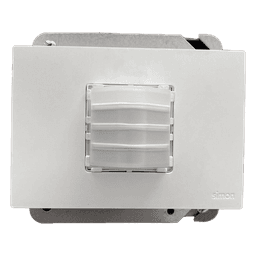 Marco para caja americana / Montaje vertical y horizontal / IP20 / Termoestable con bastidor metálico / Blanco