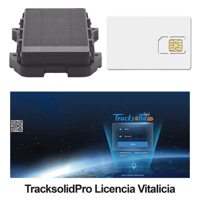 Localizador GPS 4G / Panel Solar / Batería 10,000 mAh / IP67 / Alarma de Sabotaje / Rastreo de Contenedores