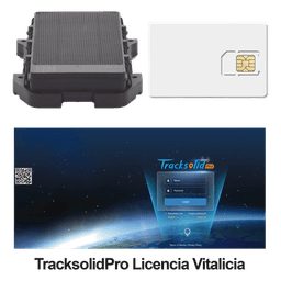 Localizador GPS 4G / Panel Solar / Batería 10,000 mAh / IP67 / Alarma de Sabotaje / Rastreo de Contenedores