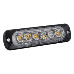 Luz Auxiliar LED / 6 LED / Rojo / Perfil Ultra Bajo 9 mm (0.35 in) / SAE J595 Clase 1 / ECE R65 / IPX7