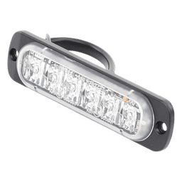Luz Auxiliar LED / 6 LEDs / Certificación SAE Clase 1 y ECE R65 / Sincronización 15 Unidades / Perfil Bajo 9 mm / Aluminio Sólido