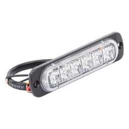 Luz Auxiliar LED / 6 LEDs / Certificación SAE Clase 1 y ECE R65 / Sincronización 15 Unidades / Perfil Bajo 9 mm / Aluminio Sólido