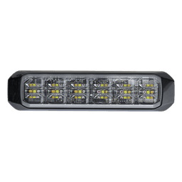Luz Auxiliar LED / 18 LEDs Tricolor / SAE J845 Clase 1 / IPX7 / 28 Patrones / 12 VCD / 100°