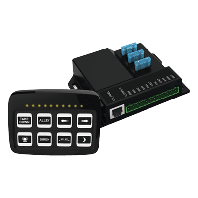 Controlador Universal de 8 interruptores, con Montaje Fijo y de Succión