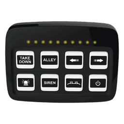 Controlador de Interruptores / 8 Canales / 3x10A y 5x0.2A / Táctil Retroiluminado / 10~24 VCD / RJ45 4 m (13.1 ft)