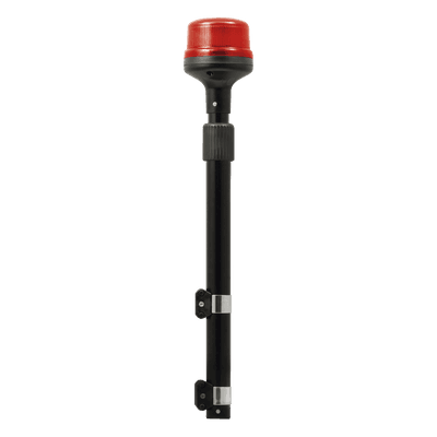Luz Telescópica para Motocicletas / 8 LED / Rojo / 12~24 VCD / IP6K6 / ECE R65 / SAE J845 / 88 mm de Altura
