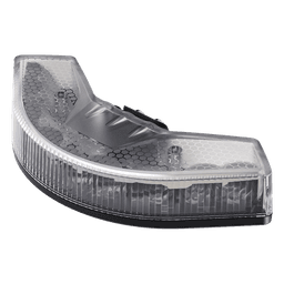 Luz Auxiliar Esquinera / 9 LED / Ámbar / Lente Transparente / Multivoltaje 12-24 VCD / SAE / ECE R65
