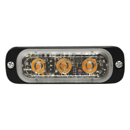 Luz Auxiliar LED / 3 LED de Alta Potencia / 12 Patrones Programables / Sincronización 15 Unidades / IPX8 / SAE J595 Clase 1 / Multivoltaje 12~24 VCD / Ultradelgada 0.35 pulgadas (9 mm)