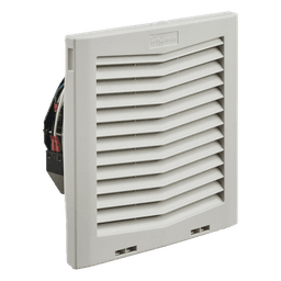 Ventilador Con Filtro de Montaje Lateral HF10, Con Flujo de Aire de 159 CFM, 115 Vca, Color Gris Claro 