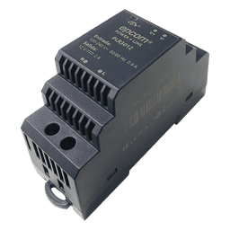 Fuente de poder DIN Riel / 15 Vcc / 2 A / 30 W / Entrada 100-240 Vca / Terminales 5.5 x 2.5 mm / -20°C a 45°C / 3.7 x 1.4 x 2.3 pulgadas