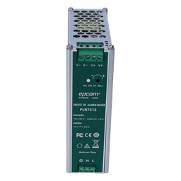 Fuente de alimentación /Entrada: 100-240 Vac /Salida: 12 Vcc / 6.3 A / 75 W / din rail