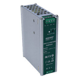Fuente de alimentación /Entrada: 100-240 Vac /Salida: 12 Vcc / 6.3 A / 75 W / din rail