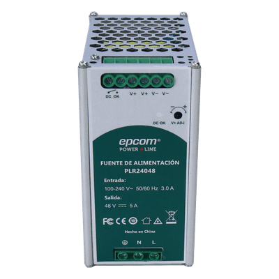 FUENTE DE ALIMENTACION 48 VCC / DIN RIEL /  5 AMPERES / 240 W 