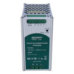 FUENTE DE ALIMENTACION 48 VCC / DIN RIEL /  5 AMPERES / 240 W 