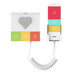 Intercomunicador SIP Wi-Fi para Hospital/Asilos, 6 botones, antibacterial, 1 Relevador integrado
