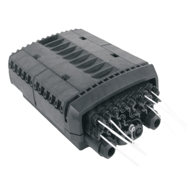 Caja de Distribución de Fibra Óptica / 16 Puertos SC/APC / IP68 / IK10 / Splitter 1x16 Incluido / Instalación Aérea, Poste o Pared