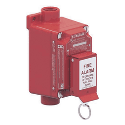 Estación de Alarma Contra Incendios / Activación por Anillo de Tracción / Conduit 3/4 pulgadas NPT / 2NO/2NC / Aluminio Libre de Cobre / Áreas Peligrosas