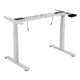 Base de Escritorio Motorizado Profesional / Altura Ajustable 60-125 cm (1.97-4.10 ft) / 3 Presets de Posiciones / Carga Máxima 100 kg / Elevación 30 mm/s / Color Blanco