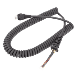 Cable en Espiral para Micrófono / Compatible KMC-60 y KMC-62 / Diseño Flexible Profesional / Terminales Resistentes / Aislamiento de Alta Calidad
