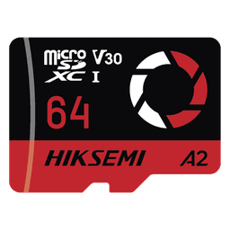 Memoria microSDXC / 64 GB / Lectura 180 MB/s / Escritura 150 MB/s / V30 U3 A2 / Resistencia -25°C a 85°C (-13°F a 185°F)