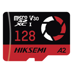 Memoria microSD / 128 GB / 180 MB/s Lectura / 150 MB/s Escritura / V30 U3 A2 / Para Drones y Cámaras de Acción / HIKSEMI CAPTURE E3