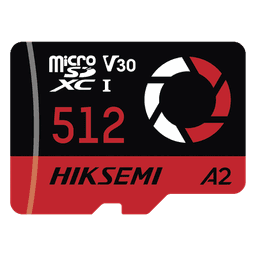 Memoria microSDXC / 512 GB / Lectura 180 MB/s / Escritura 150 MB/s / V30 U3 A2 / Resistencia -25°C a 85°C