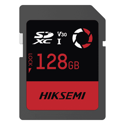 Memoria SD / 128 GB / Lectura 180 MB/s / Escritura 150 MB/s / V30 U3 Clase 10 / -25°C a 80°C / Anti-impactos