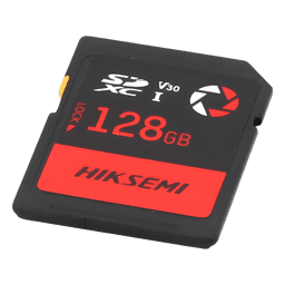 Memoria SD / 128 GB / Lectura 180 MB/s / Escritura 150 MB/s / V30 U3 Clase 10 / -25°C a 80°C / Anti-impactos