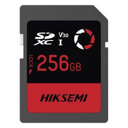 Memoria SDXC / 256 GB / Lectura 180 MB/s / Escritura 150 MB/s / V30 U3 Clase 10 / Resistencia -25°C a 80°C / Anti-impactos y Vibración