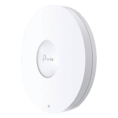 Punto de Acceso Omada / Wi-Fi 6 AX5400 MU-MIMO 4x4 /  Mesh Omada / Alta Densidad de Usuarios / Configuración por Controlador o Stand-Alone / Para Montaje en Techo/pared / Alimentación PoE+ 