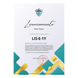 Paquete Licencia 1 año  (5 en 1), para Funciones Avanzadas Firewall modelo Z3200 series