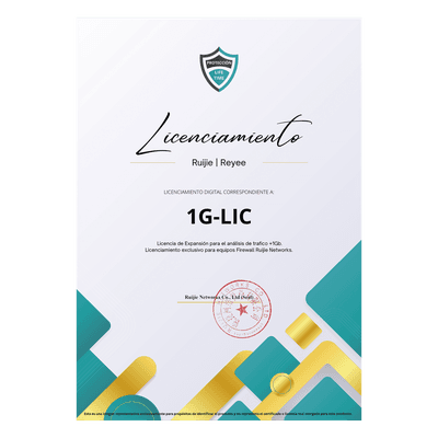 Licencia Perpetua para aumentar en 1Gb el análisis de trafico, Firewall modelo Z3200-S