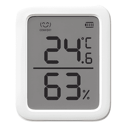Sensor de Temperatura y Humedad / Bluetooth BLE 4.2 / Alcance 120 m (393.7 ft) / Pantalla LCD / Batería 1 Año
