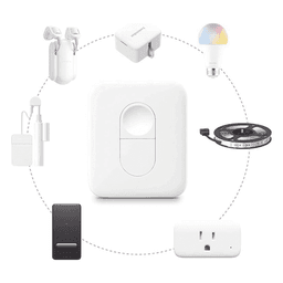 Control remoto / Bluetooth 4.2 BLE / Alcance 80 m (262 pies) / Escenas por número de clics / Batería CR2450