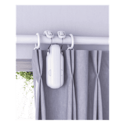 Controlador de Cortinas Inteligente / Riel Tipo U e I hasta 3 m (9.8 ft) / Bluetooth 5.0 / Batería Recargable 8 Meses / Carga 5V 1A / Cortinas hasta 15 kg