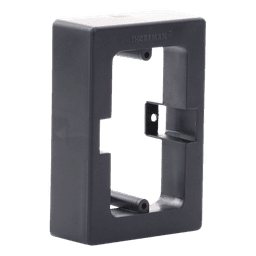 Caja de Registro Universal / PVC Autoextinguible / Cierre a Presión / Color Negro