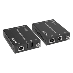 Kit Extensor HDMI con KVM | 70m | 4K2K@60Hz | 4:4:4 |  HDMI2.0b y HDCP 2.2 | Salida de Audio 3.5mm | Admite PoC | Admite USB 1.1
